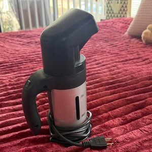 Black and Silver Portable Handheld Steamer for Women